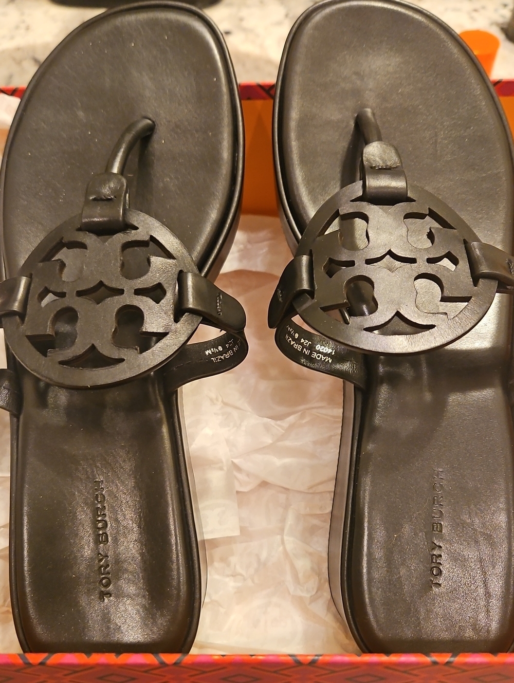 Tory Burch Miller Wedge 25MM Size 9.5